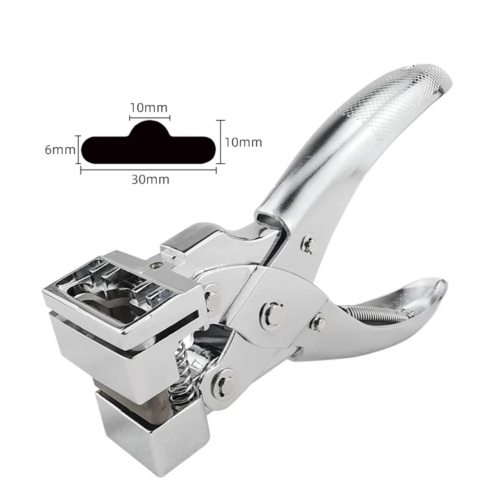 

Cardboard PVC Card T-Shape Hole Puncher Hand Punch 300*100*60mm Non-slip Handle Design Without Burrs Zinc Alloy