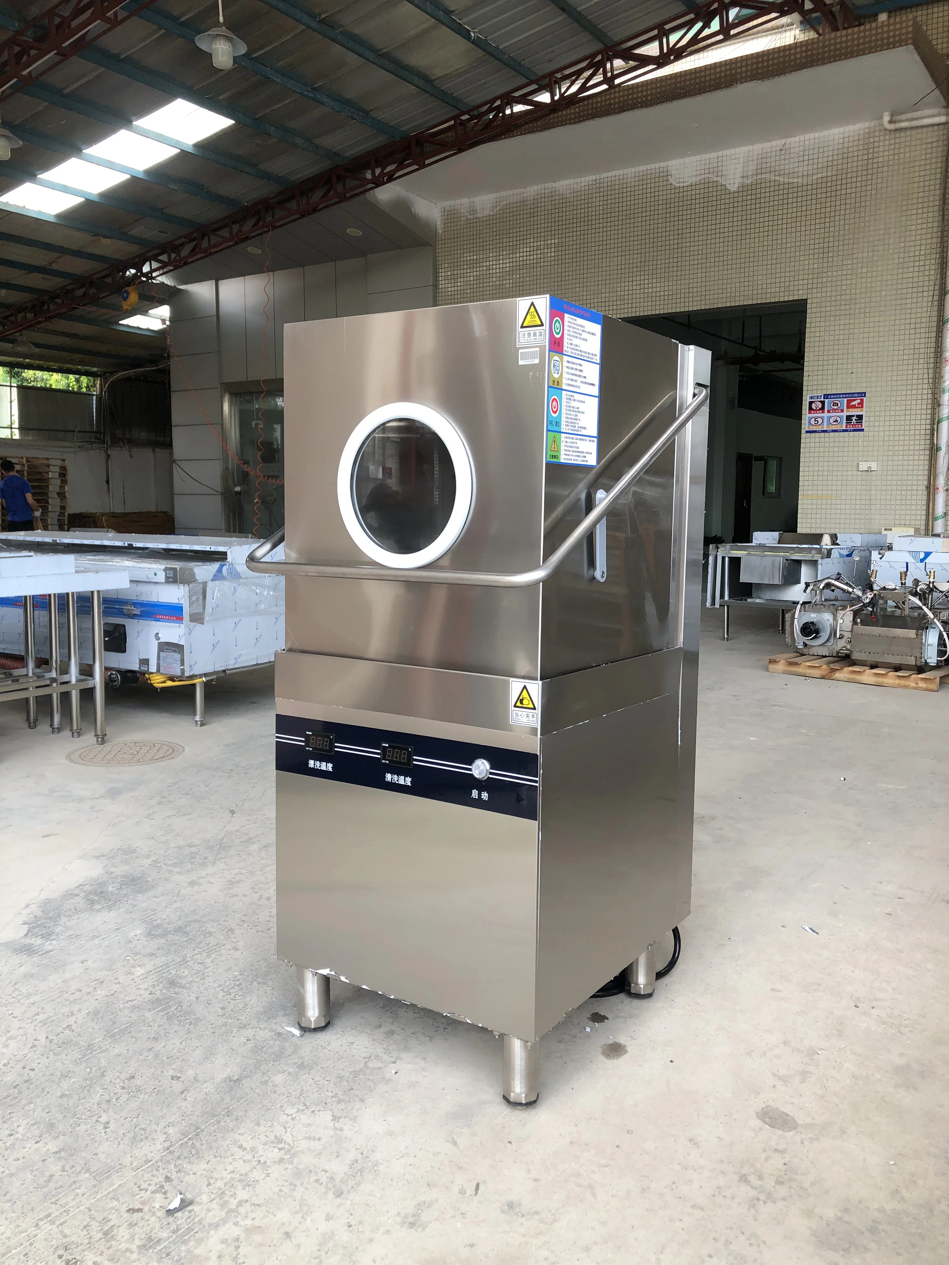 Профессиональная большая посудомоечная машина для отеля электрическая