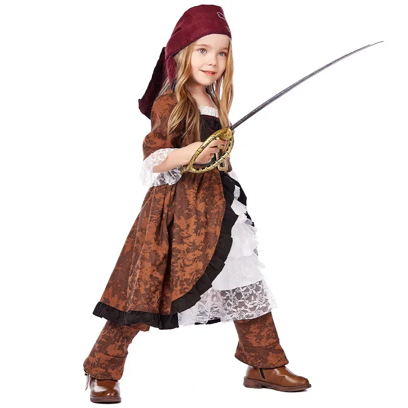 Halloween Cosplay Children's Pirate Stage Performance Costume