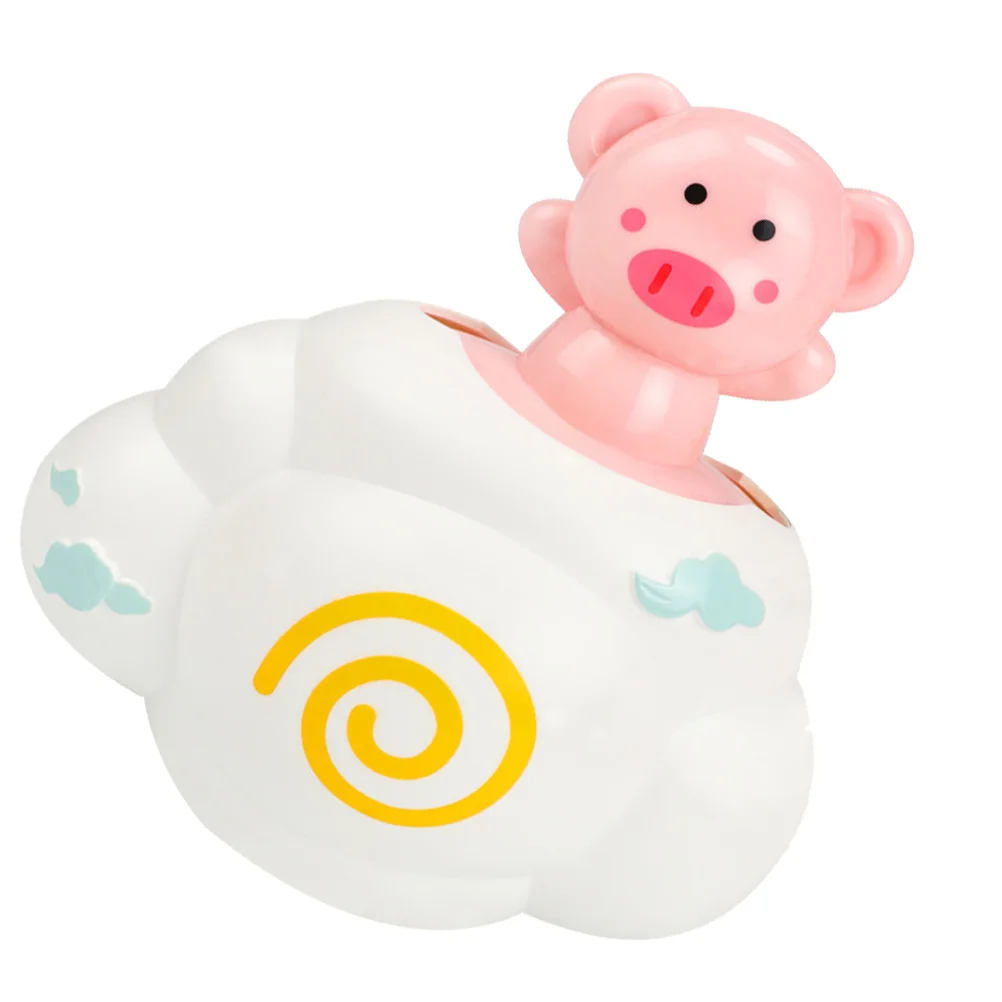 

1 Pc Baby Bathing Rainy Piggy Sprinkler Plaything Shower (White)