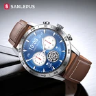 Новинка 2022, Смарт-часы SANLEPUS IP68, водонепроницаемые умные часы с беспроводной зарядкой, мужские часы, фитнес-браслет для Android, Apple
