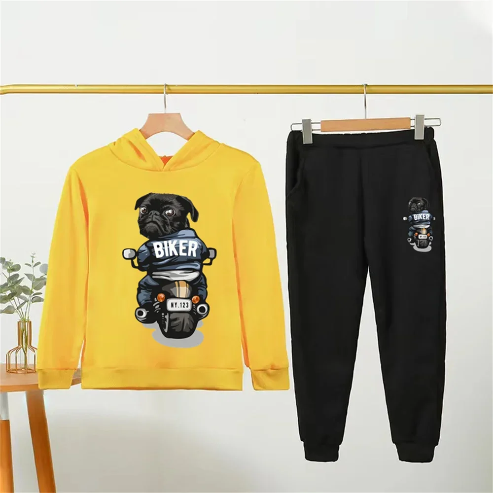 Хлопковая Толстовка С Капюшоном Для Мальчиков И Девочек Мультяшным Дизайном