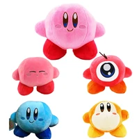 14cm star kirby plush toy pink blue waddle dee doo soft stuffed toy gift for children