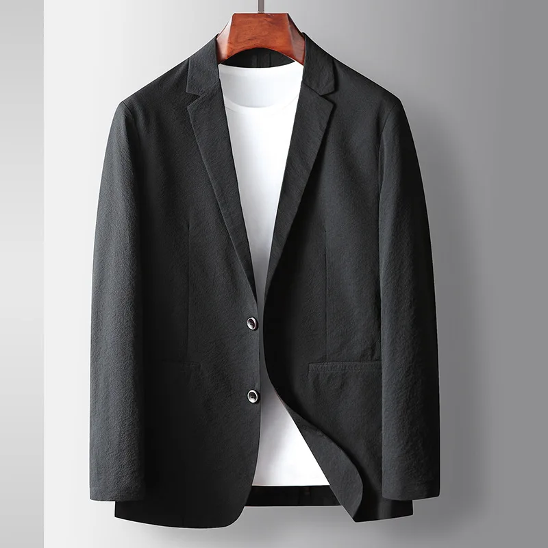 

E1370-Men's Suit Four Seasons Casual Loose Coat, Business