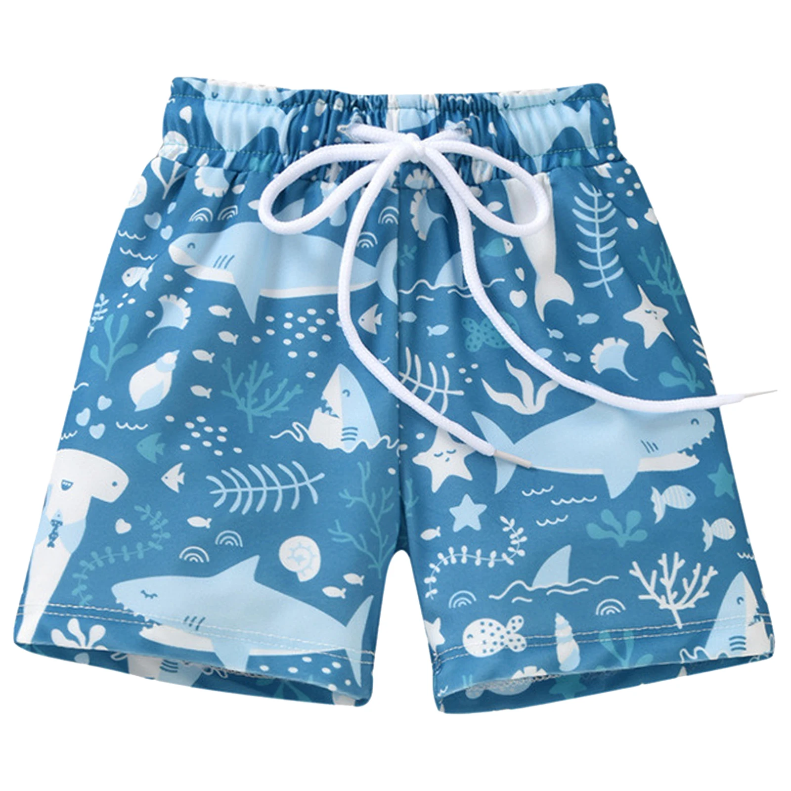

Baby Boys Stylish Clothing Elastic Waistband Drawstring Pattern Print Swimming Shorts for baby boys summer beach shorts