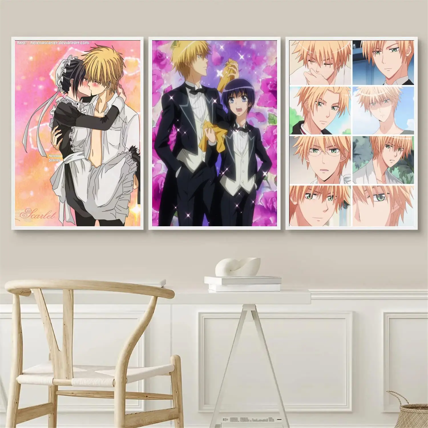 

usui takumi poster Wall Art 24x36 Canvas Posters Decoration Art Poster Personalized Gift Modern Family bedroom Painting