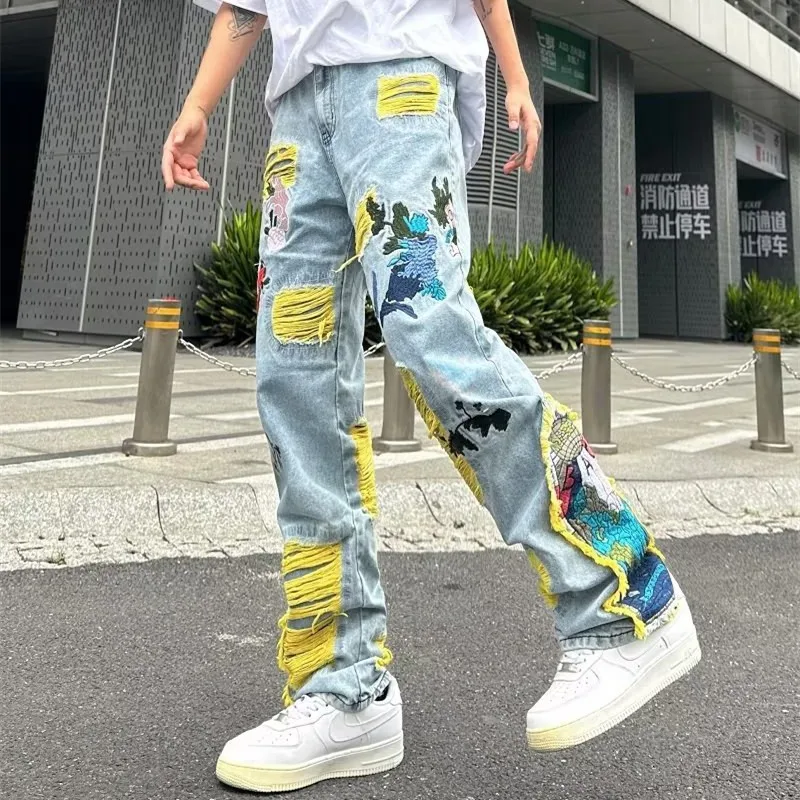 Мужские джинсы FANWEILIN Jnco