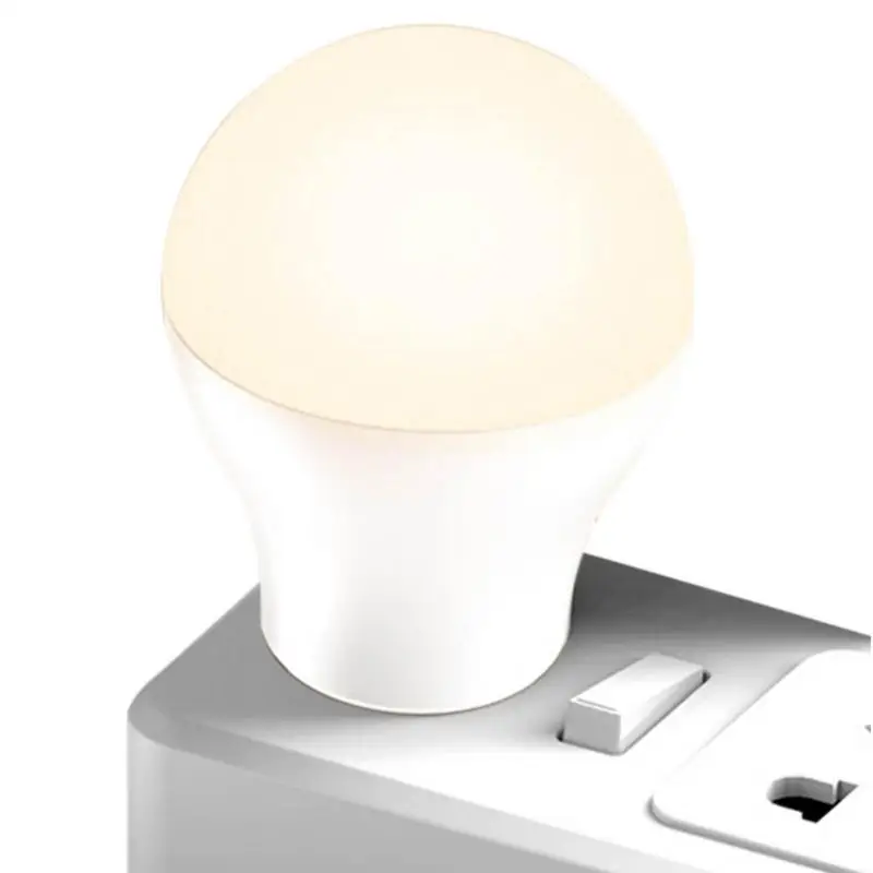 

USB Light Bulb Portable Home USB Atmosphere Lights LED Toilet Bedroom Lights Compact Small Night Light For Kids Bedroom Hallway
