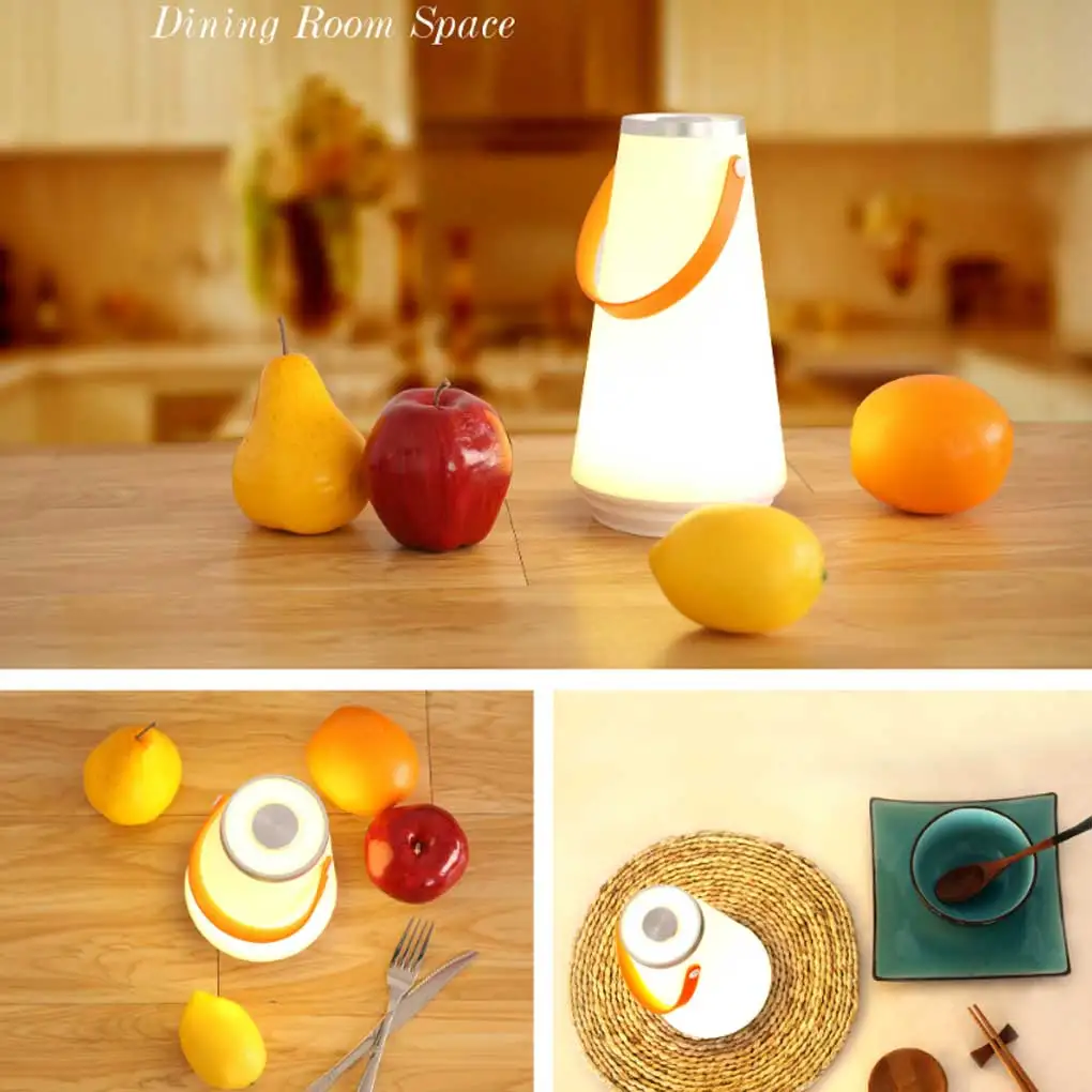 

Table Night Light Rechargeable Lantern Portable Office Bedroom Lamp
