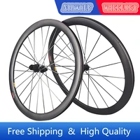 lightest carbon wheelset 700c disc brake tubeless 42mm depth 25mm road bike wheels weight front 557g rear 689g carbon wheel set