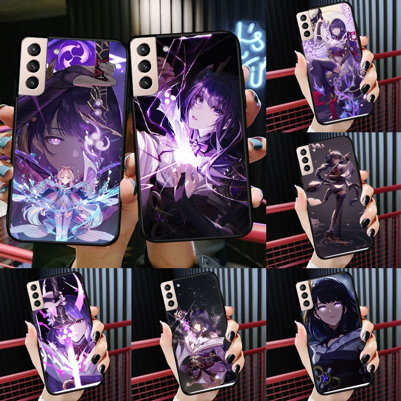 

Raiden Shogun Genshin Impact Case For Samsung Galaxy J7 J5 J1 J3 2016 A3 A5 2017 A6 A7 A8 A9 J8 2018 J4 J6 Plus Coque