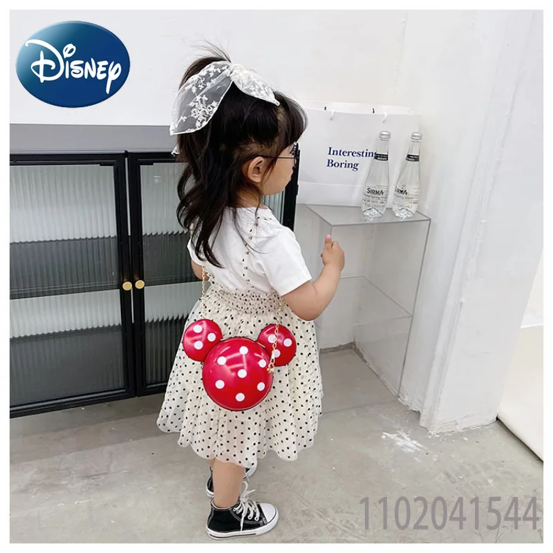 Disney Shoulder Bag for Girl Kids Mickey Mouse Cartoon Purse and Crossbody Bags Cute Durable Free Shipping