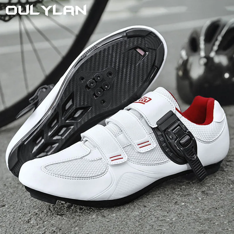 New Cycling Sneaker Men Sport Road Bike Boots Flat Racing Speed Sneakers Trail Mountain Bicycle Footwear Spd Pedal Shoes