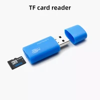 usb micro sdtf card reader high speed usb adapter for laptop pc car music card usb 2 0 mini mobile phone memory card reader