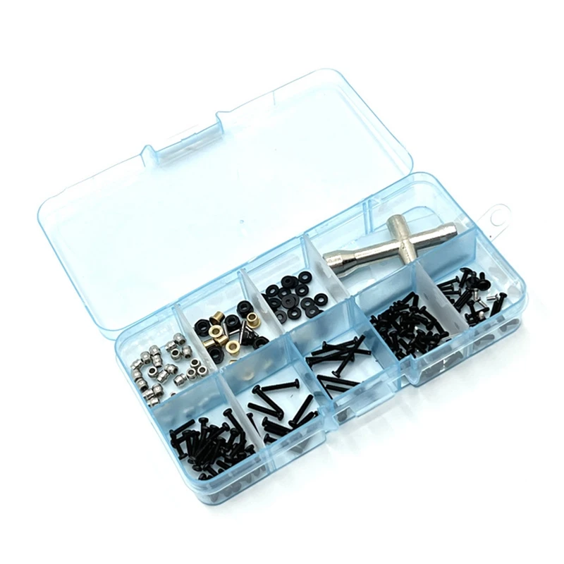 

Комплект крепежных винтов M1.6 M2, рукав, шестигранный ключ, инструменты для ремонта FMS FCX24 1/24 RC Crawler автомобильные запчасти, аксессуары