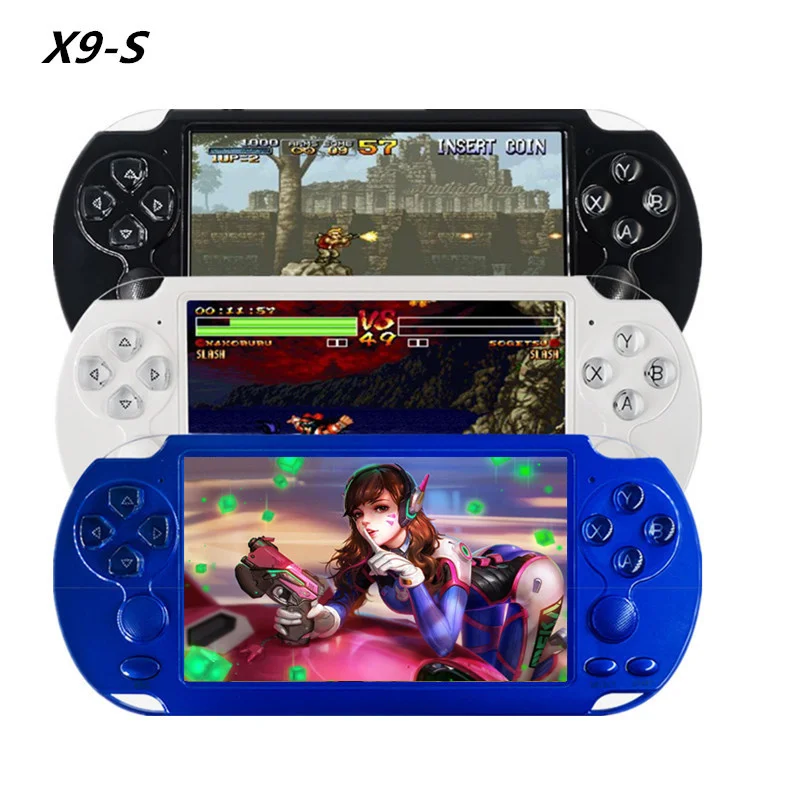 

Retro X9 Plus Portable Video Game Console, 5.1-inch Screen, 8 GB ROM, 10000 Built-in Games, MP3 Film Camera, Brand New