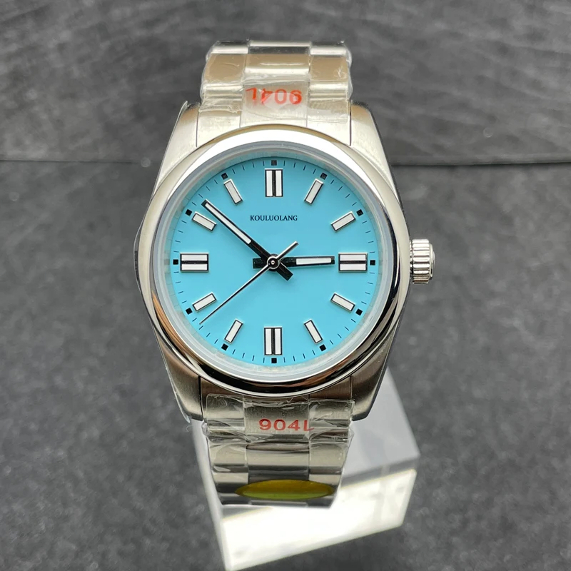 

41mm Mens Automatic Watch Waterproof MIYOTA Movement 316L Stainless Steel Oyster strap Blue Dial Luminous Sapphire Glass