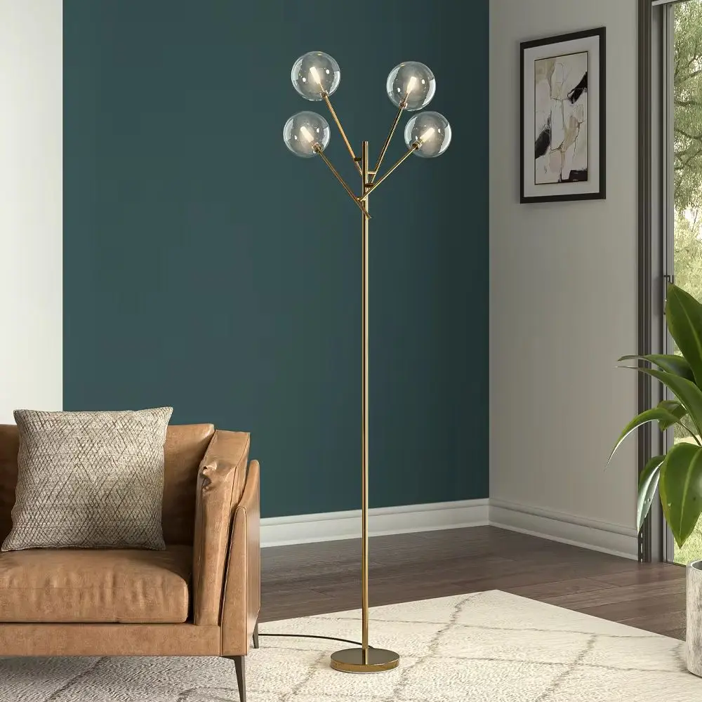 Напольная Лампа Gold 4 светильник Tree