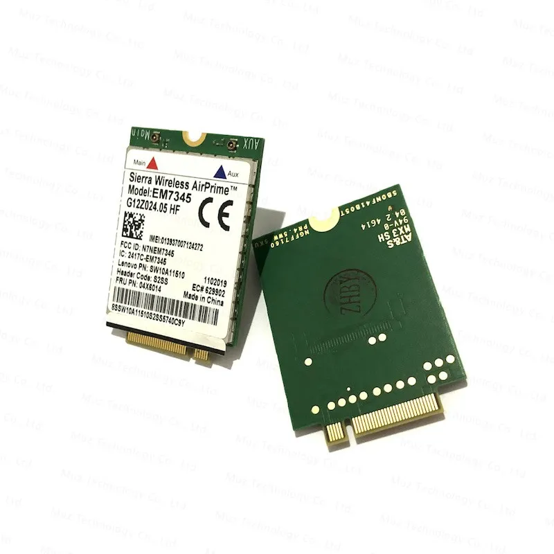 

Sierra Wireless Communication Module 4G LTE EM7345 on PCIe M.2 form factor