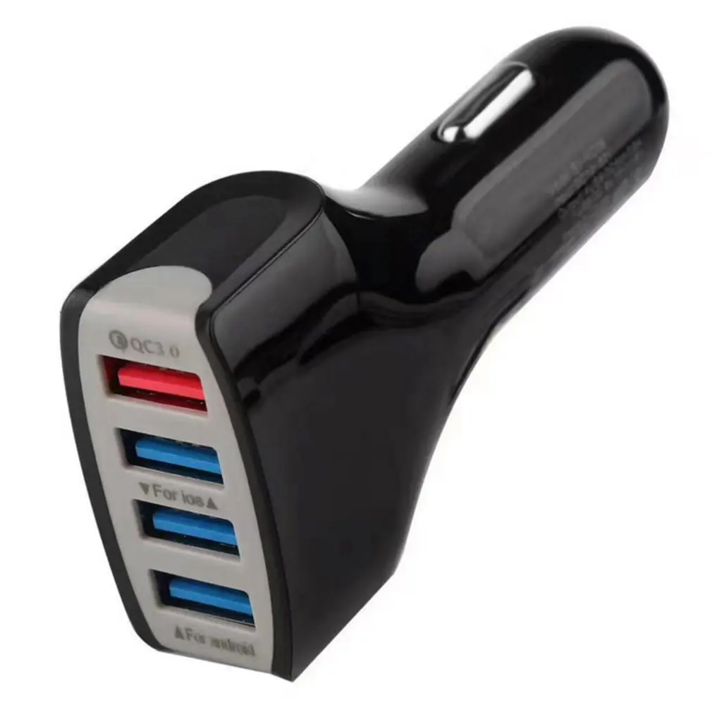 

Новое многофункциональное автомобильное зарядное устройство QC3.0 с 4 USB-портами и поддержкой быстрой зарядки
