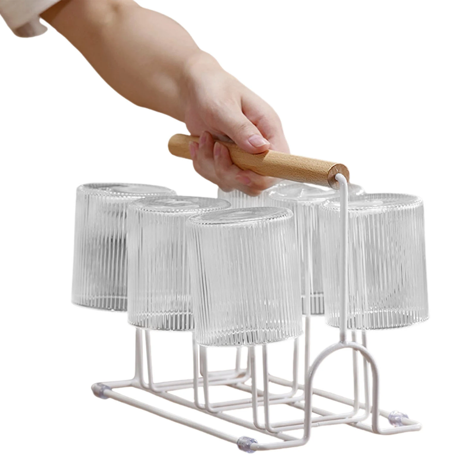 

Wrought Iron Cup Holder Wrought Iron Teacup Drain Storage Rack Metal Glasses Drainer Shelf Dish Holder Suitable For Home Living