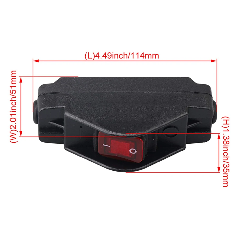 16A 220V Встроенный шнуровой переключатель для электроприборов