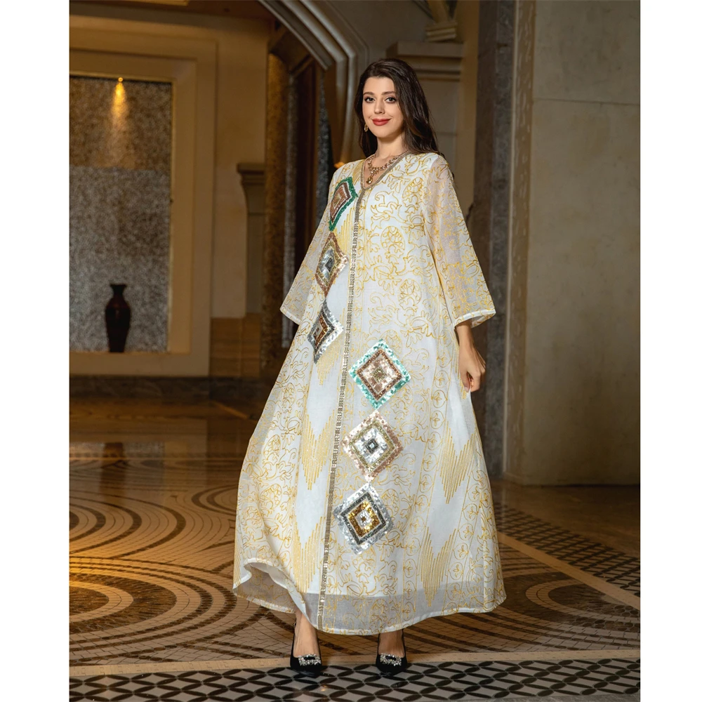 Ид Рамадан Абая Дубай Арабский Турция Ислам Мусульманское Длинное Платье