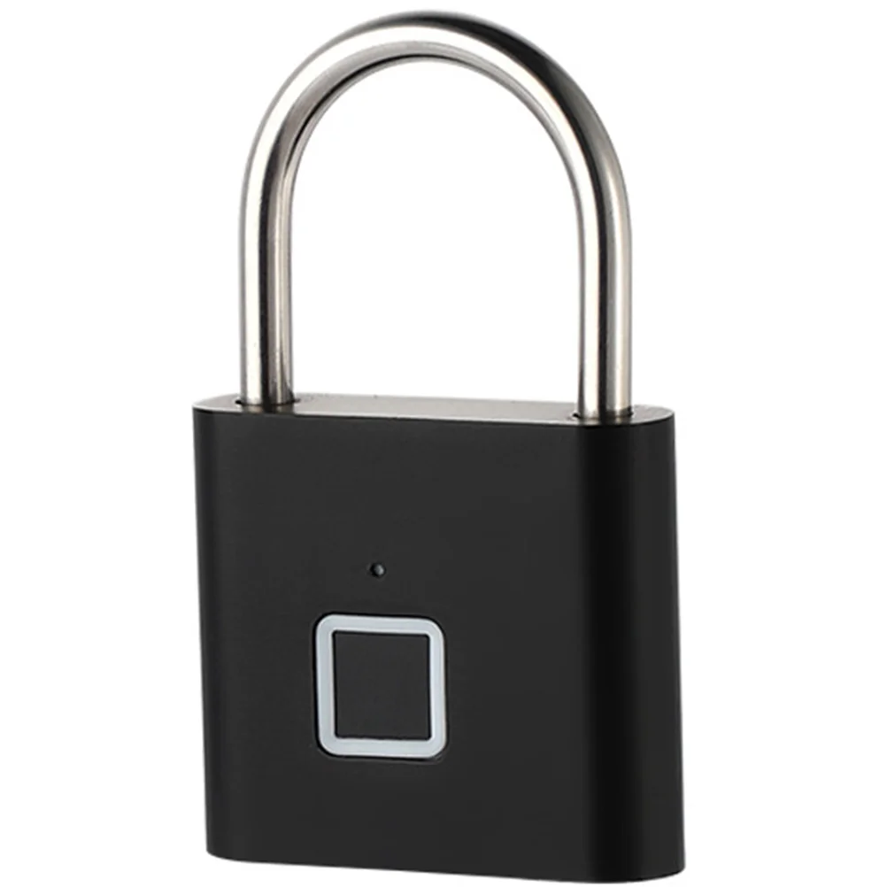 

Door Fingerprint Lock Pad Multi-use Padlock Aluminum Alloy Locker Supply Small Outdoor Combination
