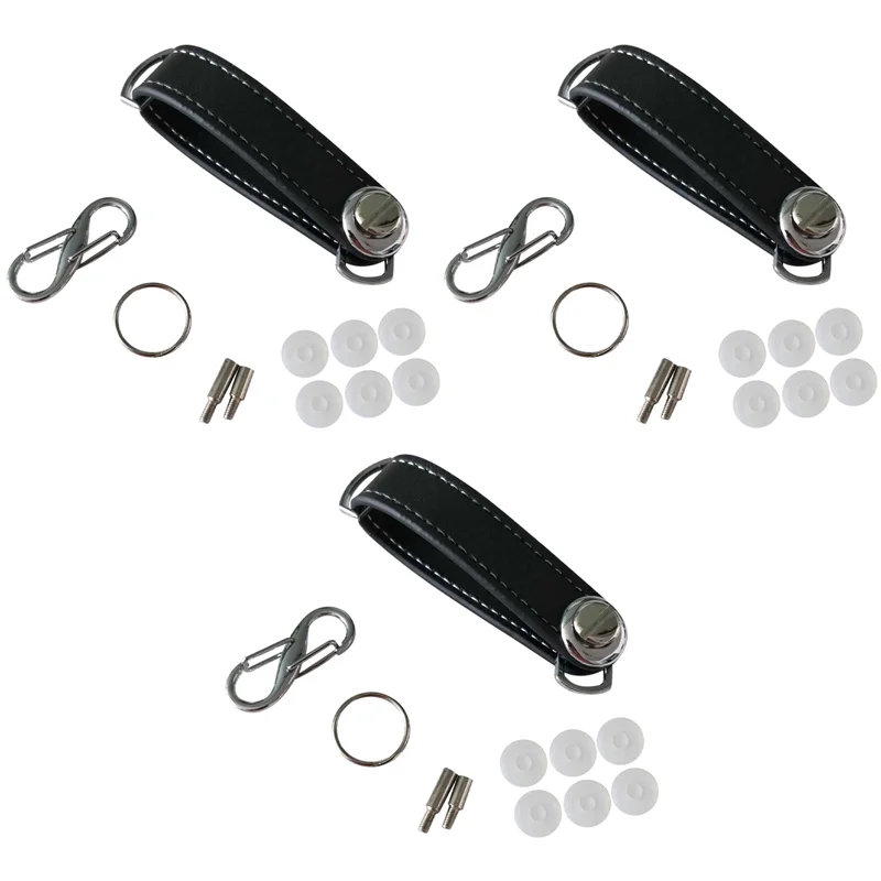 3X Модный чехол для автомобильных ключей сумка кошелек держатель цепочка с