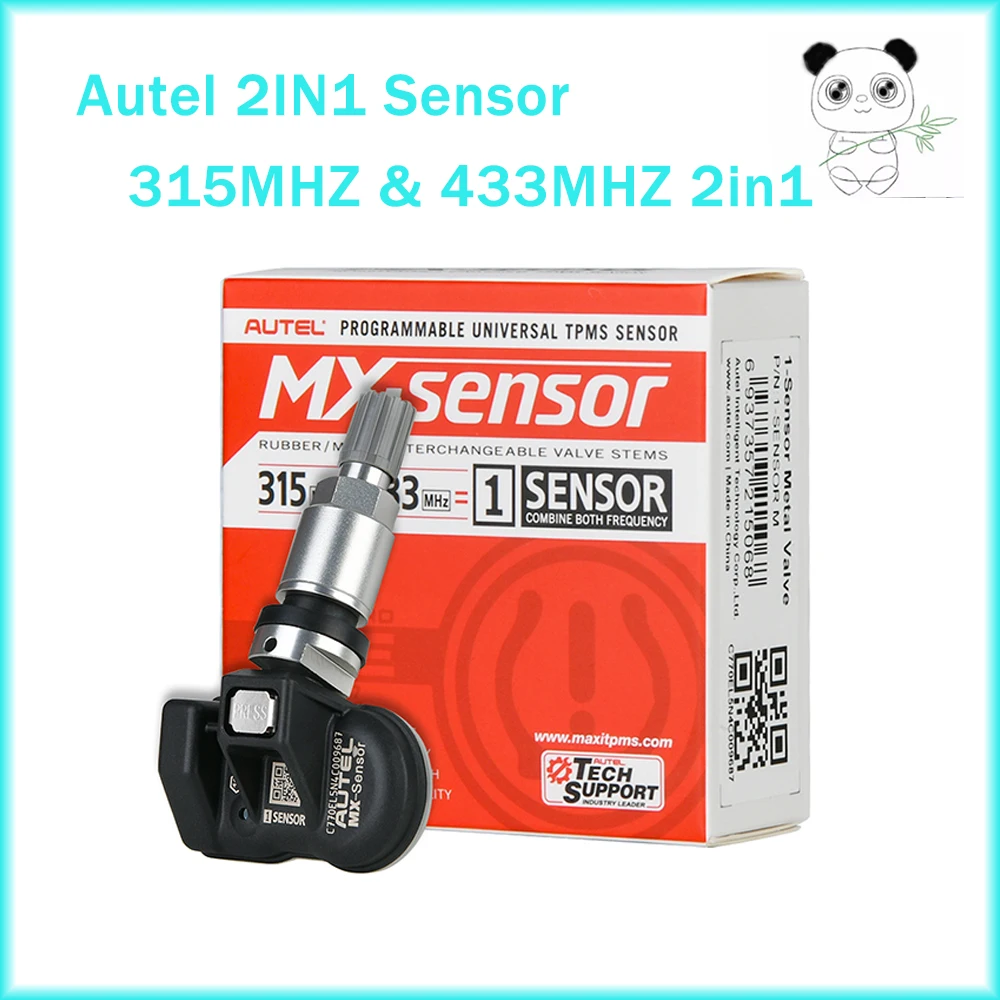 Autel MX Sensor 433MHZ + 315 MHZ TPMS Mx-Sensor инструмент для ремонта шин монитор давления в шинах тестер для Autel TS501 TS508 Pad программатор