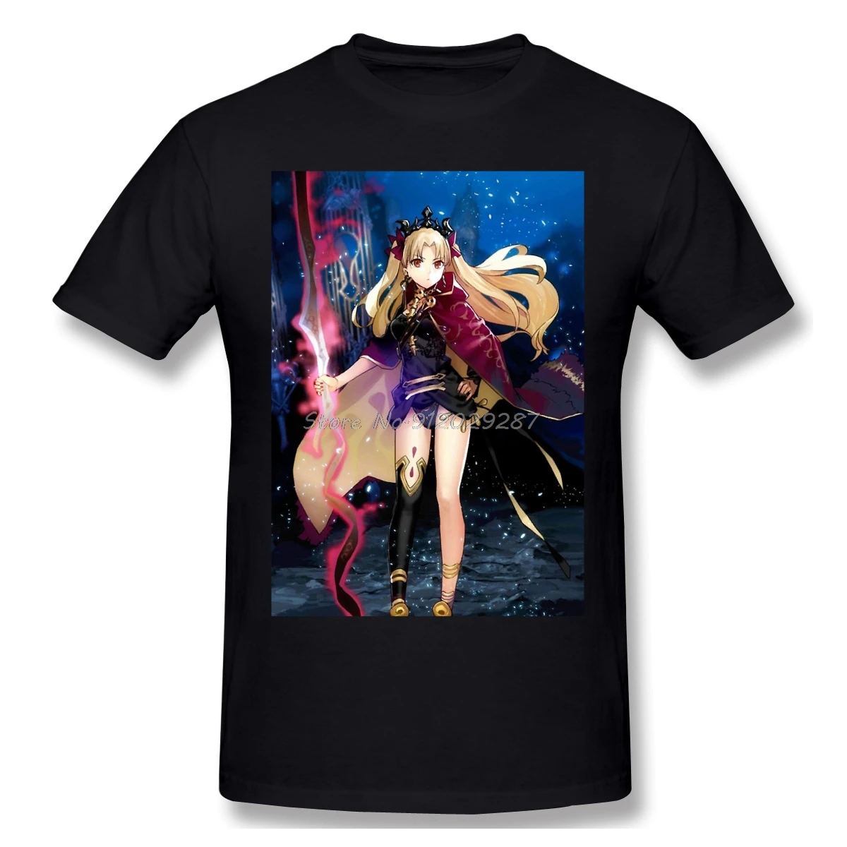 

FGO Fate Grand Order The Holy Grail War Games New Arrival T-Shirt Ereshkigal (Fate) Unique Design o-neck Cotton For Men