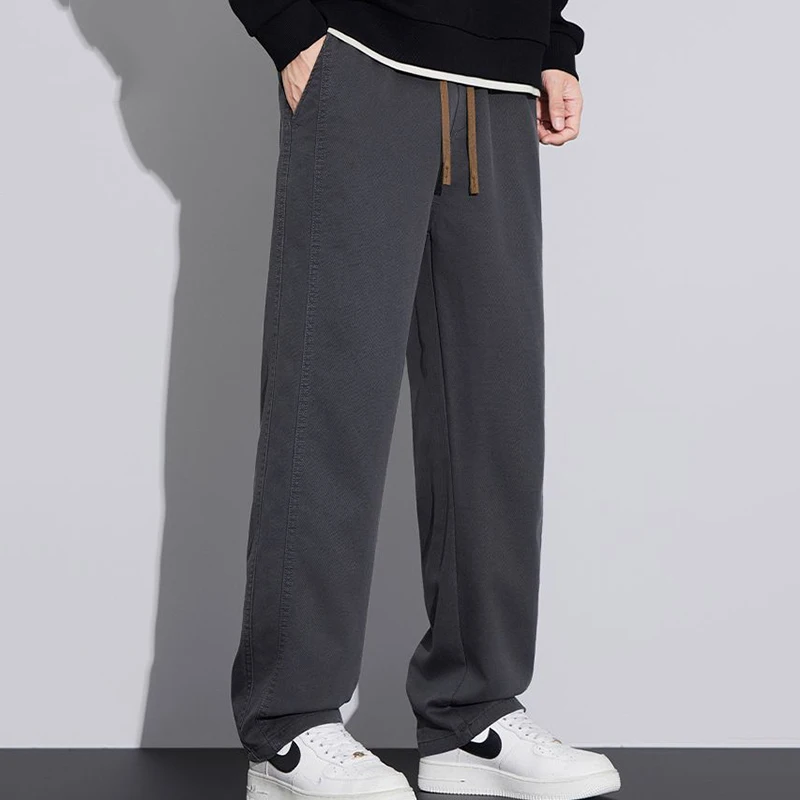 Осенние новые повседневные брюки прямого кроя модные брендовые американские