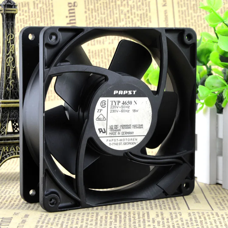 

12038 ORIGINAL PAPST TYP4650N 220V 18W ALL METAL HIGH TEMPERATURE RESISTANT COOLING FAN
