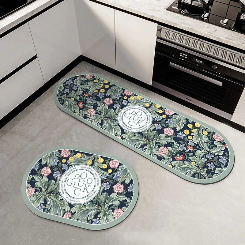 

Впитывающий кухонный коврик, нескользящий коврик для пола, впитывающий жир, коврик для кухни, спальни, входной коврик, домашний декор, 그