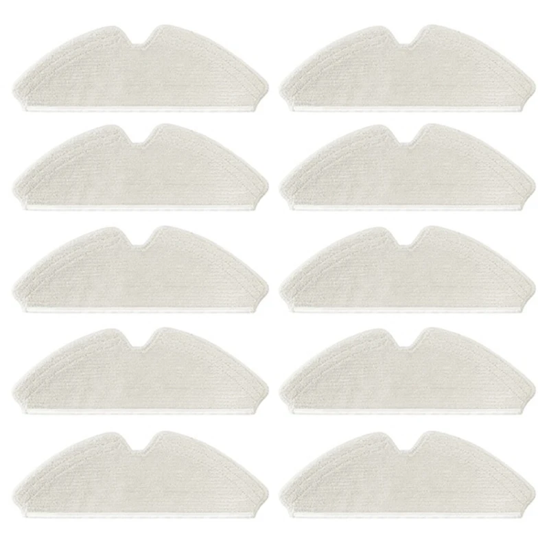 

10 Pcs Mops Robot Vacuum For Proscenic M7 PRO /Kyvol Cybovac S31 /Uoni V980 PLUS/Lenovo T1 Pro Honiture Q6 Cleaning Cloth Tool