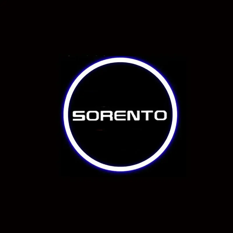 

2 шт., автомобильные лампы с логотипом на дверь, для KIA Sorento 2015, 2016, 2022, 2019, 2020, 2018, 2017