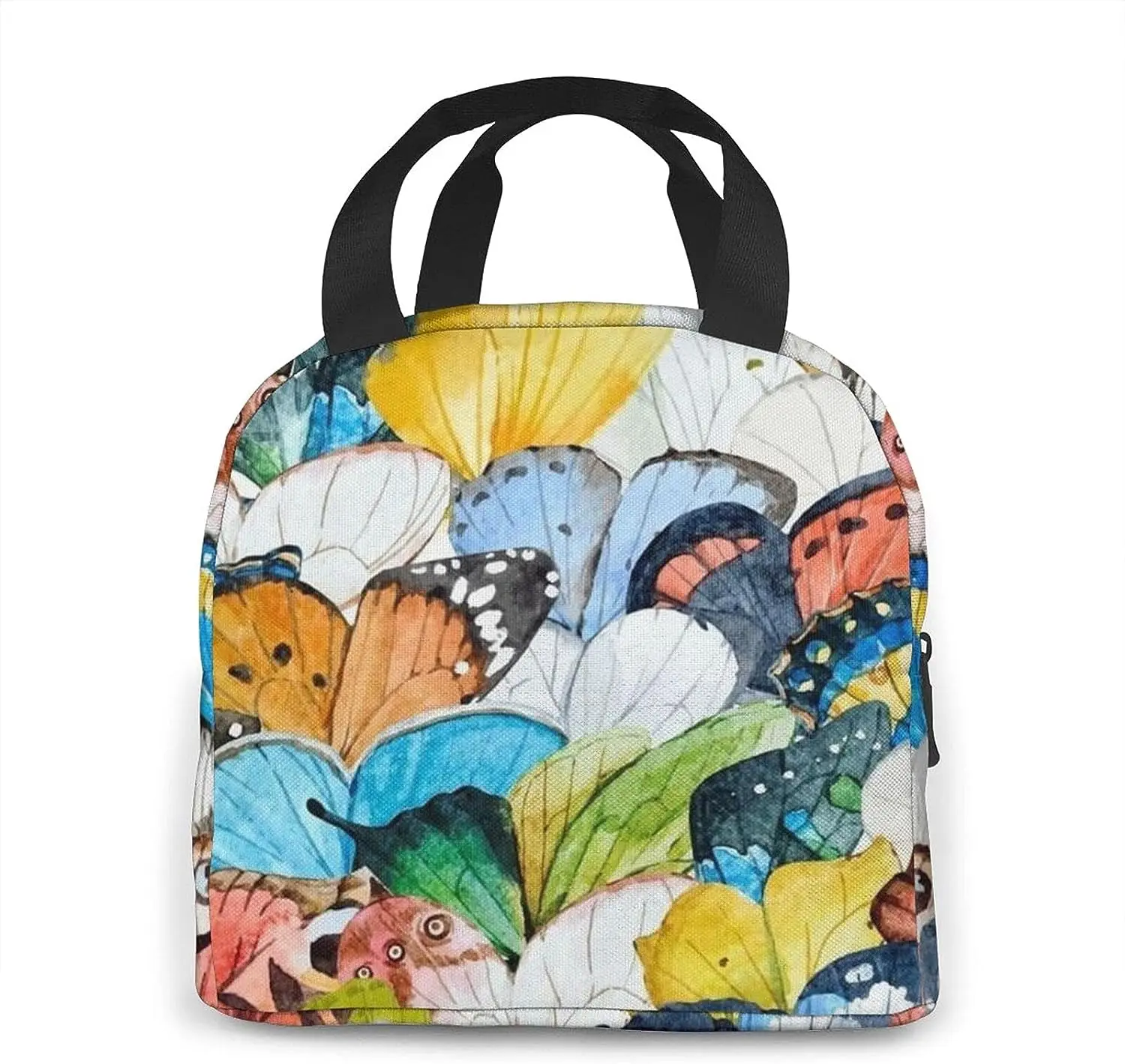 

Cute Butterfly Lunch Bag Women Insulated Lunchbox Girls Reusable Lunchboxes Cooler Tote Box Thermal Lunchbag for School
