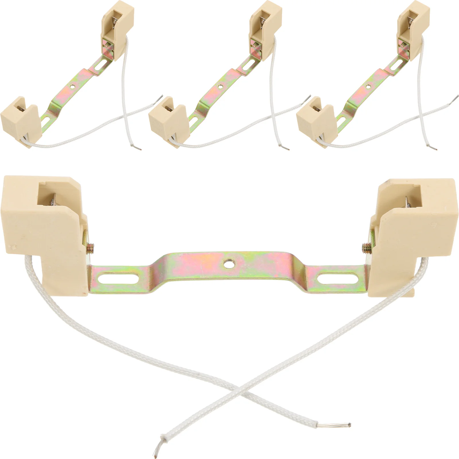 

Angoily Lamp Parts 3Pcs R7S Bulb Socket 118Mm Double Ended Lamp Holder Connector Halogen Socket Flood Light Work