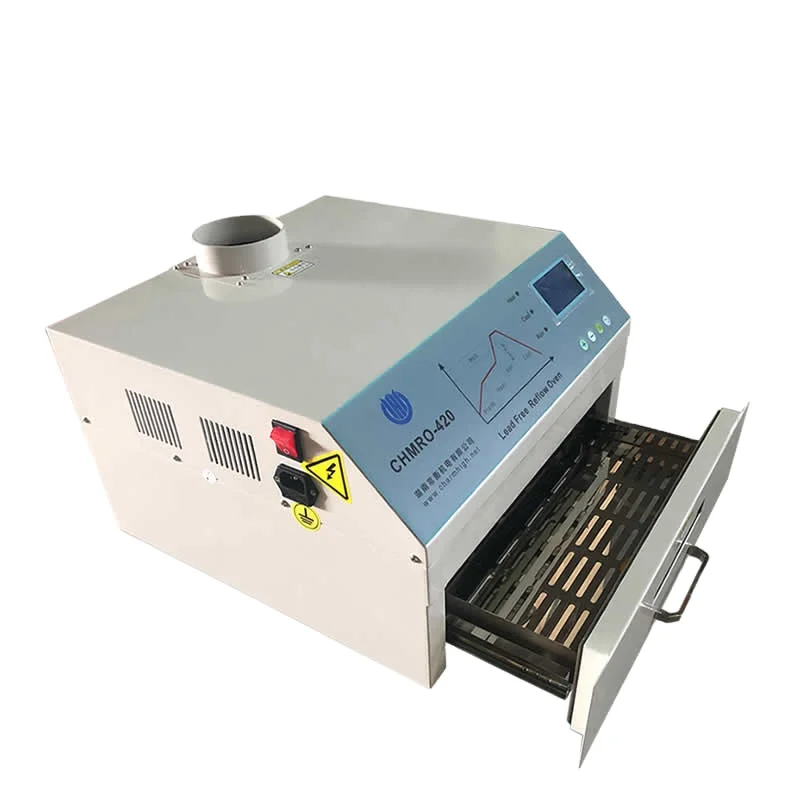 

Economical and practical Mini Reflow Oven CHMRO-420 270*270mm Hot air / Infrared BGA SMD SMT Rework Station