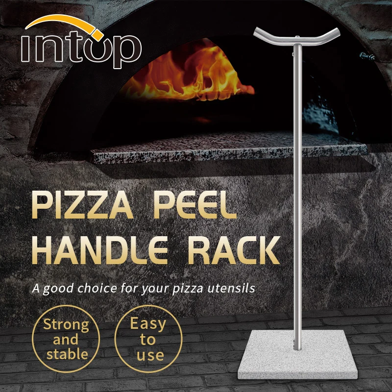 Профессиональная стойка для пиццы intop с мраморным шестом Мраморная Т-образная