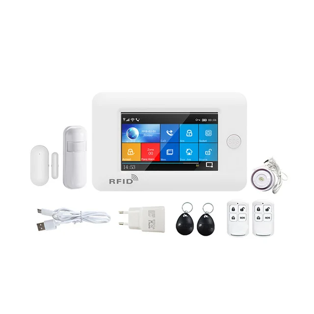 New Arrival Best wifi wireless 2G smart home  system hot sale controlled by IOS & Android APP enlarge
