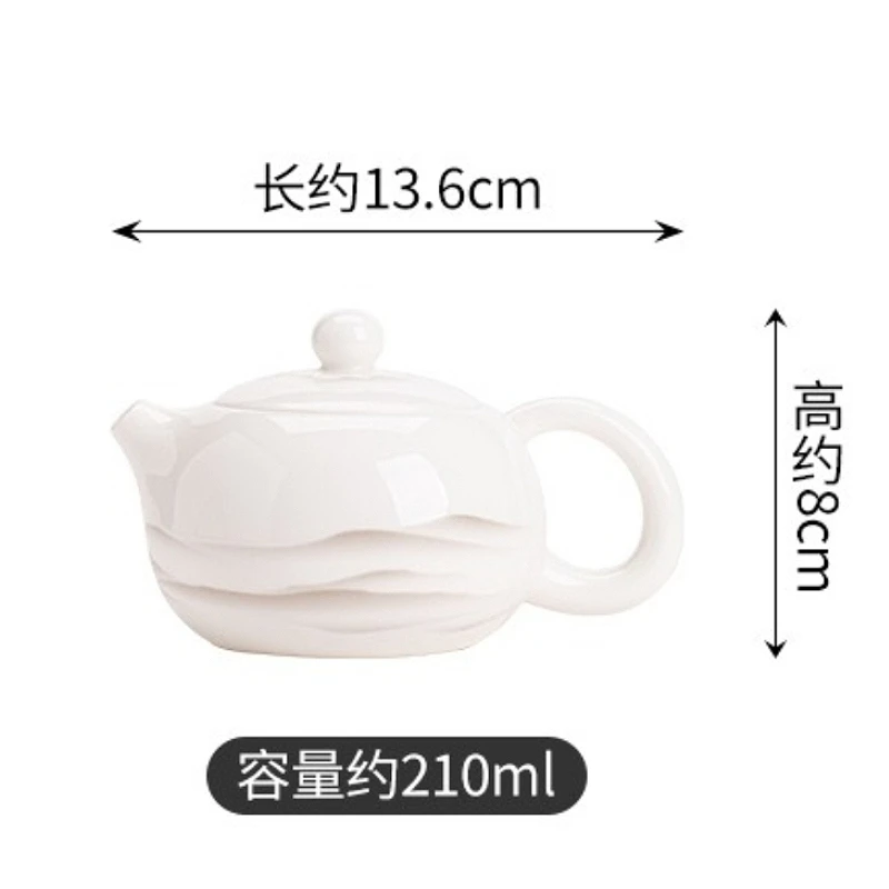 

Керамический чайник Dehua Sheep Fat Jade Xishi 210 мл