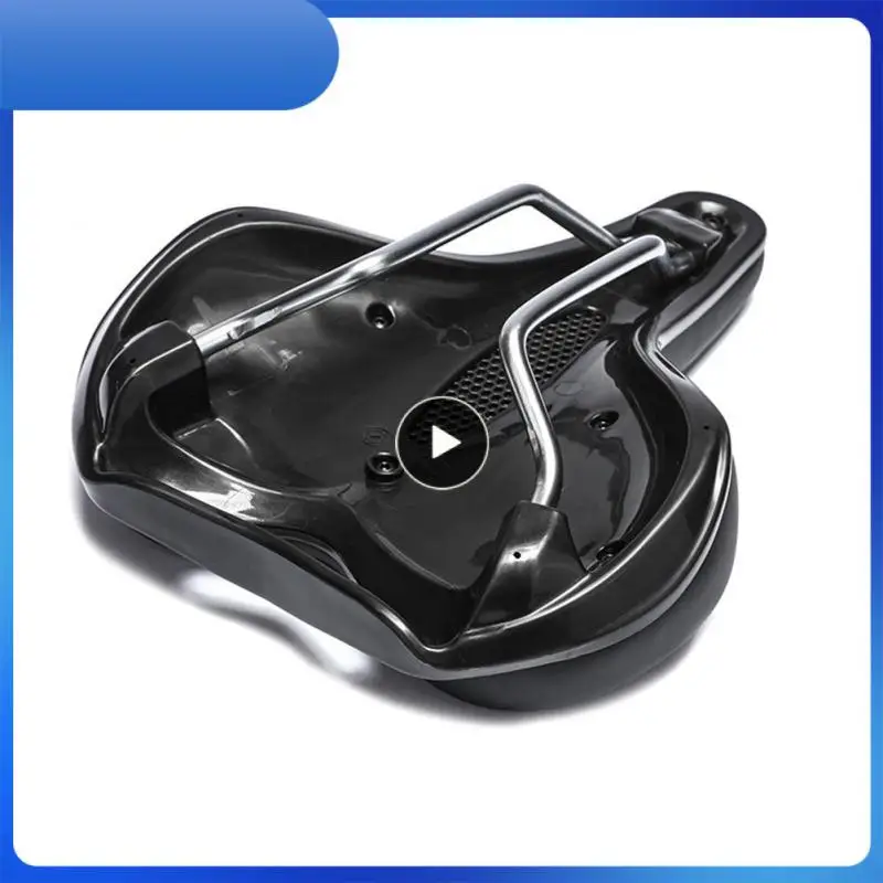 

Cross-border Black Mountain Bike Saddle Quality Silicone Sponge Soft Elastic Road Bicycle Hollow Comfort Bicycle Accessories
