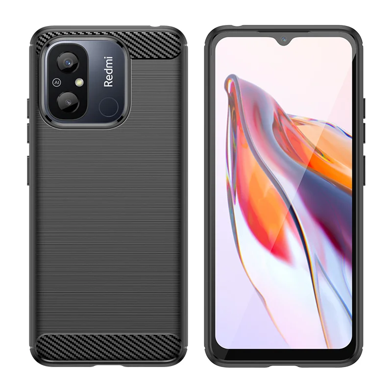 For Redmi 12C Case for Xiaomi  Redmi 12C 11A 10C 10A 10 Cover Capa Shell Shockproof Soft Silicon Phone Bumper for Redmi 12C