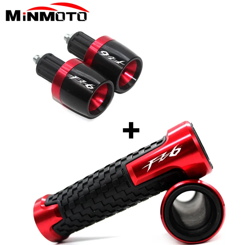 For YAMAHA FZ6 FZ-6 FZ6N FZ6S FAZER Motorcycle Accessories Aluminium CNC Hand Grips Handle Bar End Cap