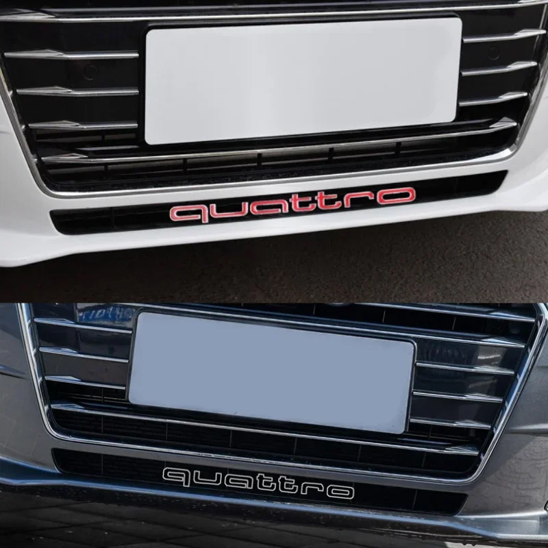 Эмблема Audi Quattro из АБС-пластика, значок передней решетки автомобиля, модифицированные аксессуары для Audi S A3 A4 B8 8P 8V A6 C7 A5 Q5 B7 B6 (art.: 3920cebdadbb4) - 3920cebdadbb4
