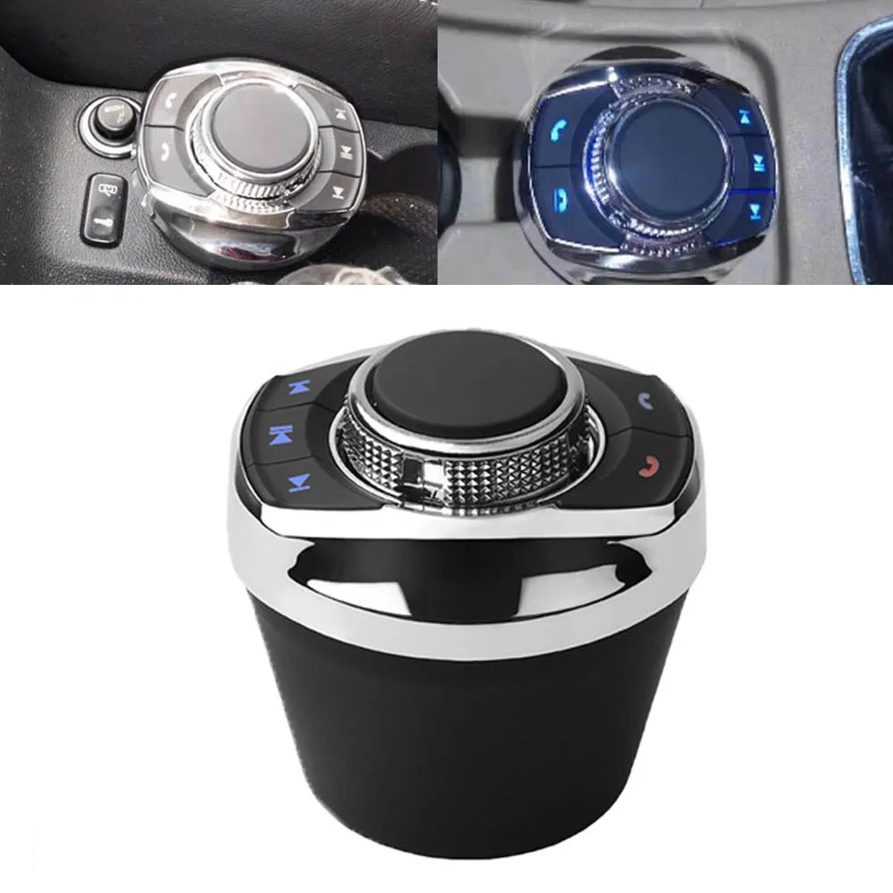 

New Car Steering Wheel Button Control Switch Universal Auto Radio Remote Button Cup for Android GPS dvd Multimedia Navigation