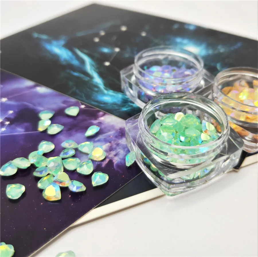 

50 шт., кристаллы для ногтей