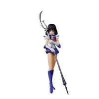 bandai shf sailor moon saturn sailor saturn animation color matching action figures assembled models childrens gifts anime