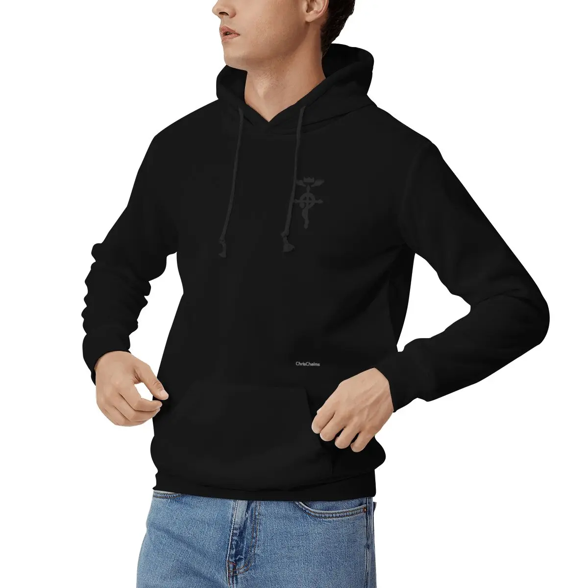 Full Metal Alchemist - толстовки с символом Flamel капюшоном в стиле аниме свитера мужская